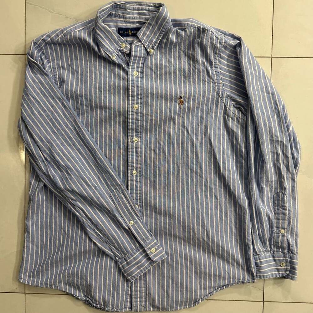 Ralph Lauren Striped Long Sleeve Button Down Shirt